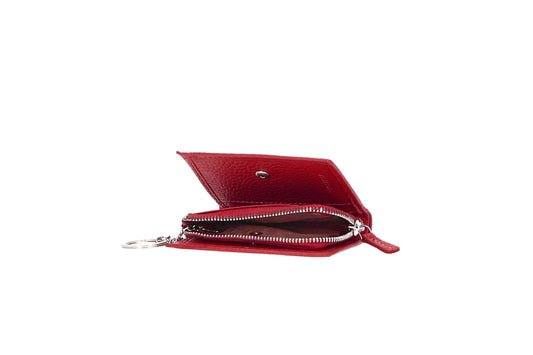 A208B - Small Leather wallet key chain