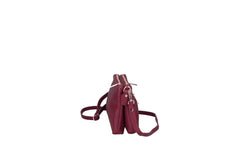 Griselda-Genuine Leather Crossbody Bag with Double Compartment – Made in Italy