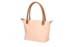 Peony-Genuine Leather Two-Tone Shoulder Bag
