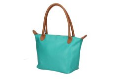 Peony-Genuine Leather Two-Tone Shoulder Bag