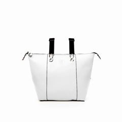 Large Leather Bag White